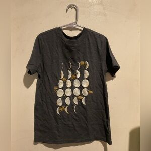 Moon Phases Graphic T-Shirt kids size 6/7 by Cat & Jack Like New!